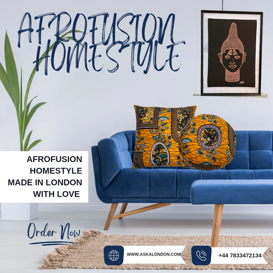 BESPOKE AFRO FUSION 2 CUSHIONS + LAMPSHADE SET
