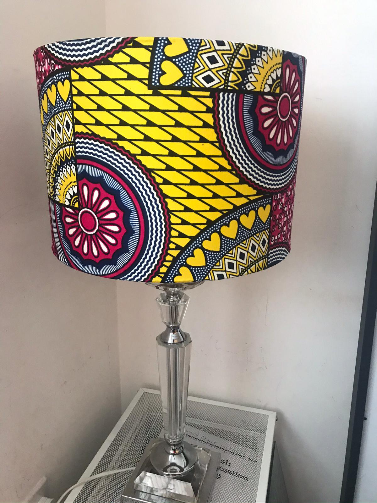 BESPOKE AFRO FUSION  LAMPSHADES - CHOOSE YOUR FABRICS FROM ASKA FABRICS COLLECTION