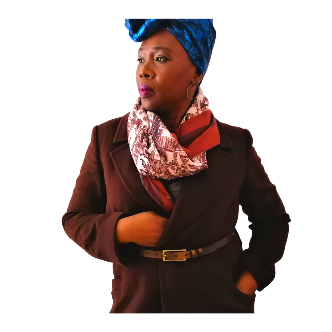 BEAUTIFUL NOSTALGIA CREPE DE CHINE SCARF