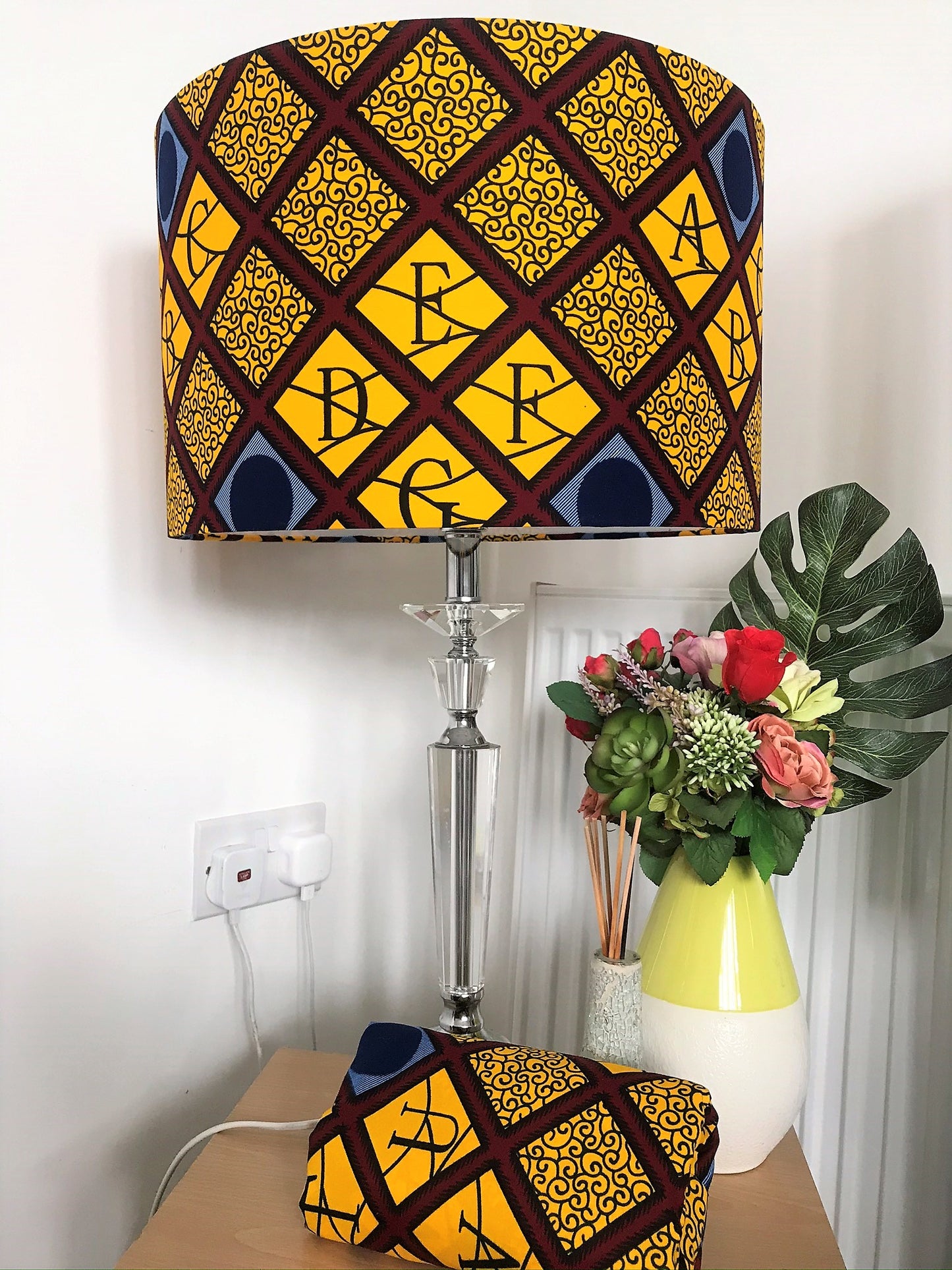 AFROBRIT FUSION LAMPSHADE- CLASSIC ABC ANKARA FABRIC