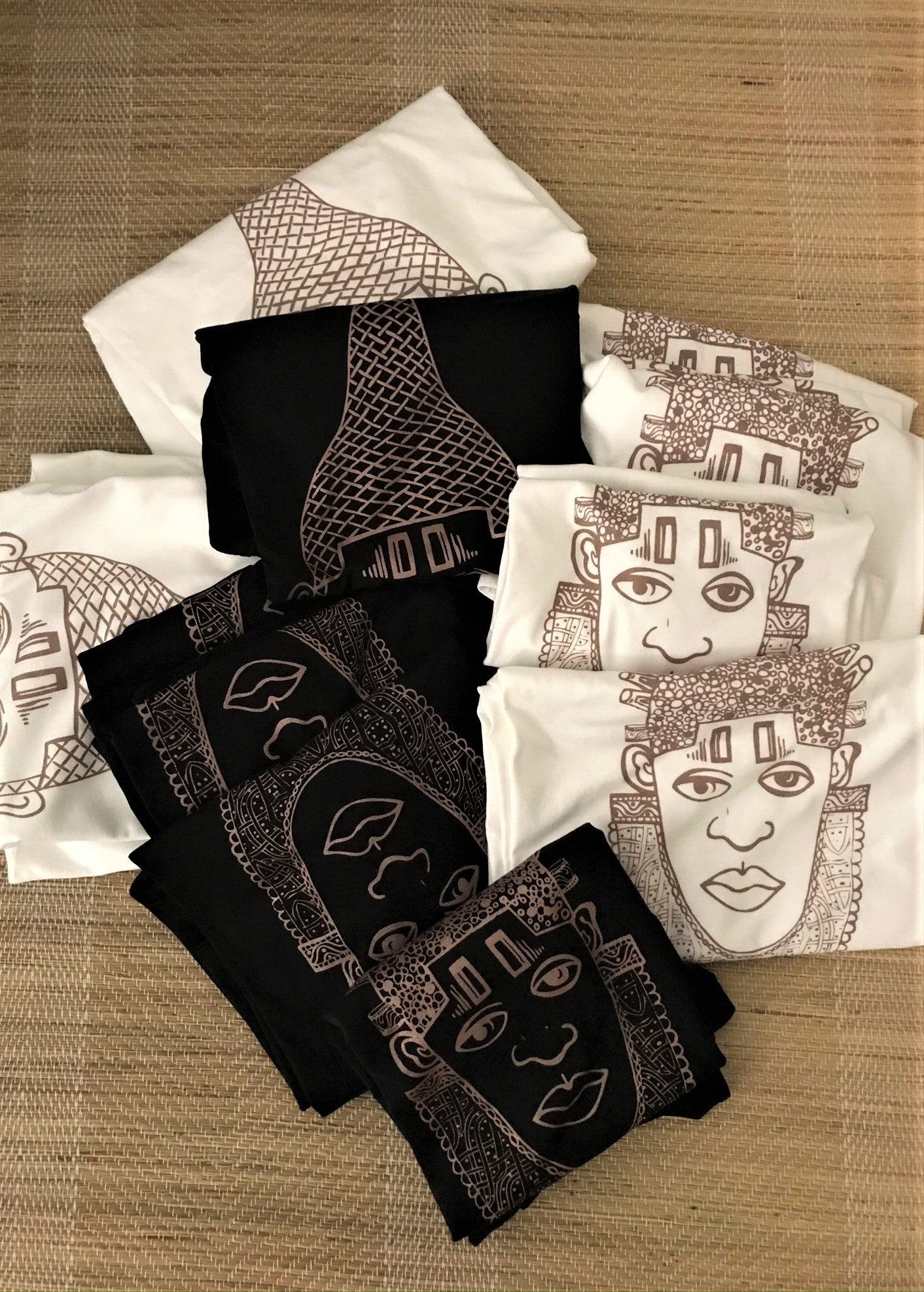 IDIA ART EARTH POSITIVE TEE- ROSEGOLD ON WHITE TEE