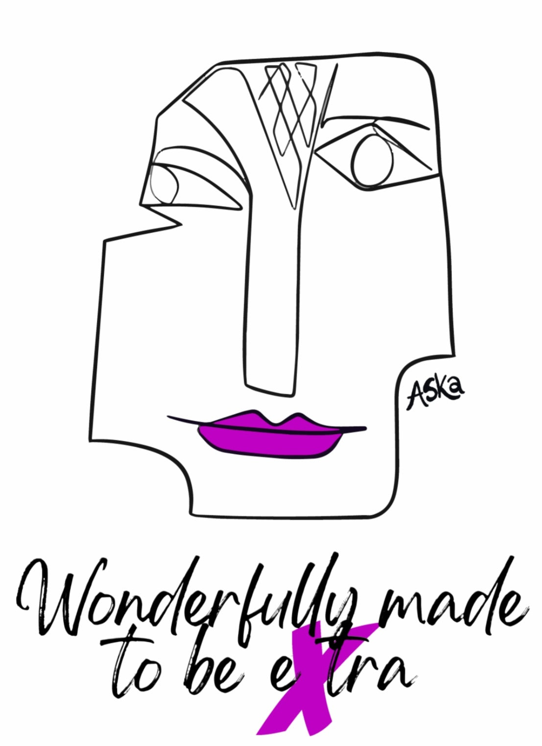 WONDERFULLY MADE TO BE EXTRA PURPLE LIPS AFROFUSION CUSHIONS