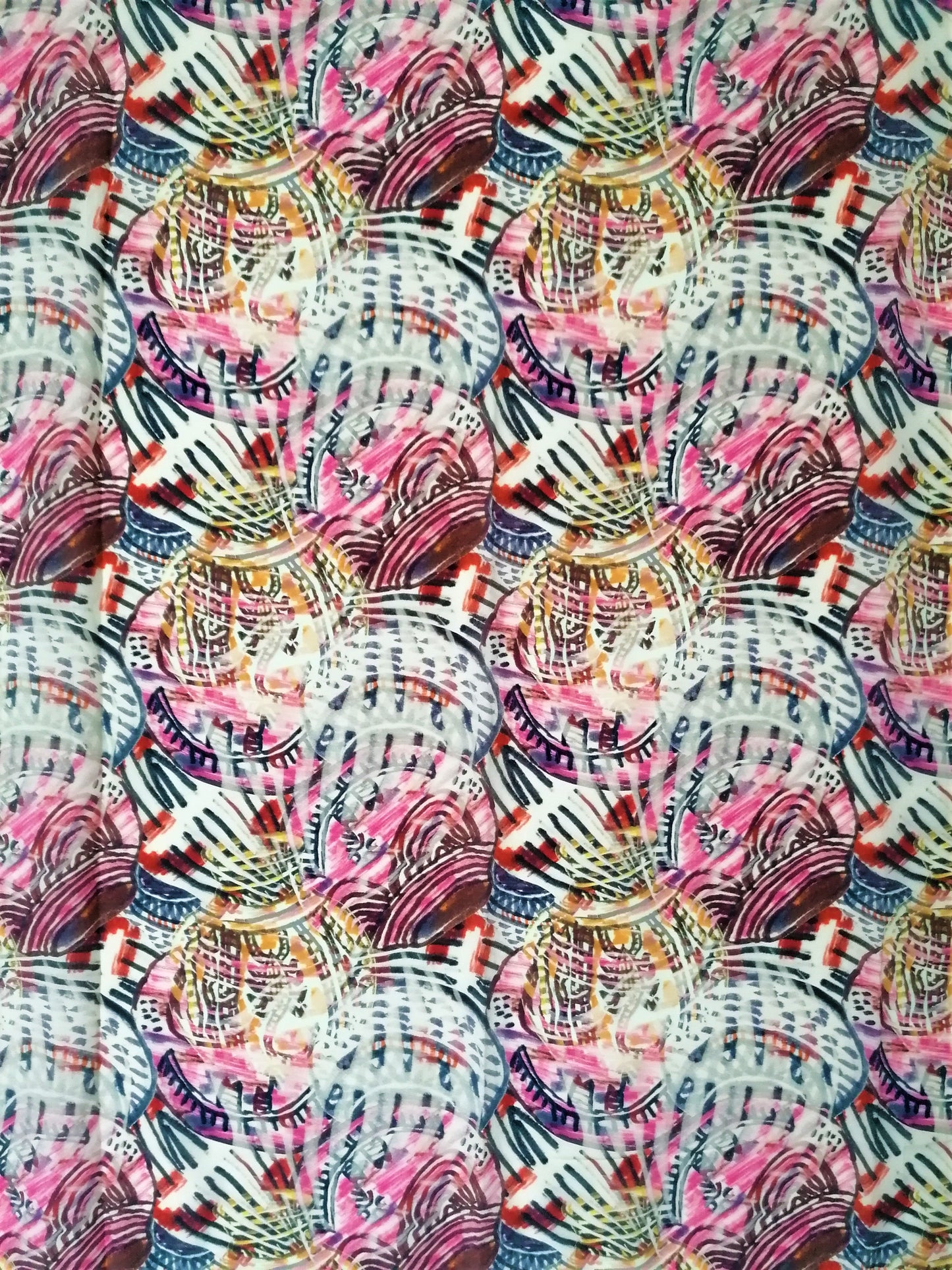 BEAUTIFUL NOSTALGIA CREPE DE CHINE SCARF