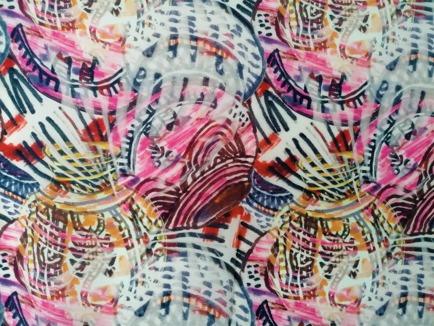 BEAUTIFUL NOSTALGIA CREPE DE CHINE SCARF