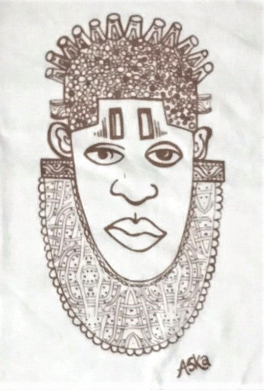 IDIA ART EARTH POSITIVE TEE- ROSEGOLD ON WHITE TEE