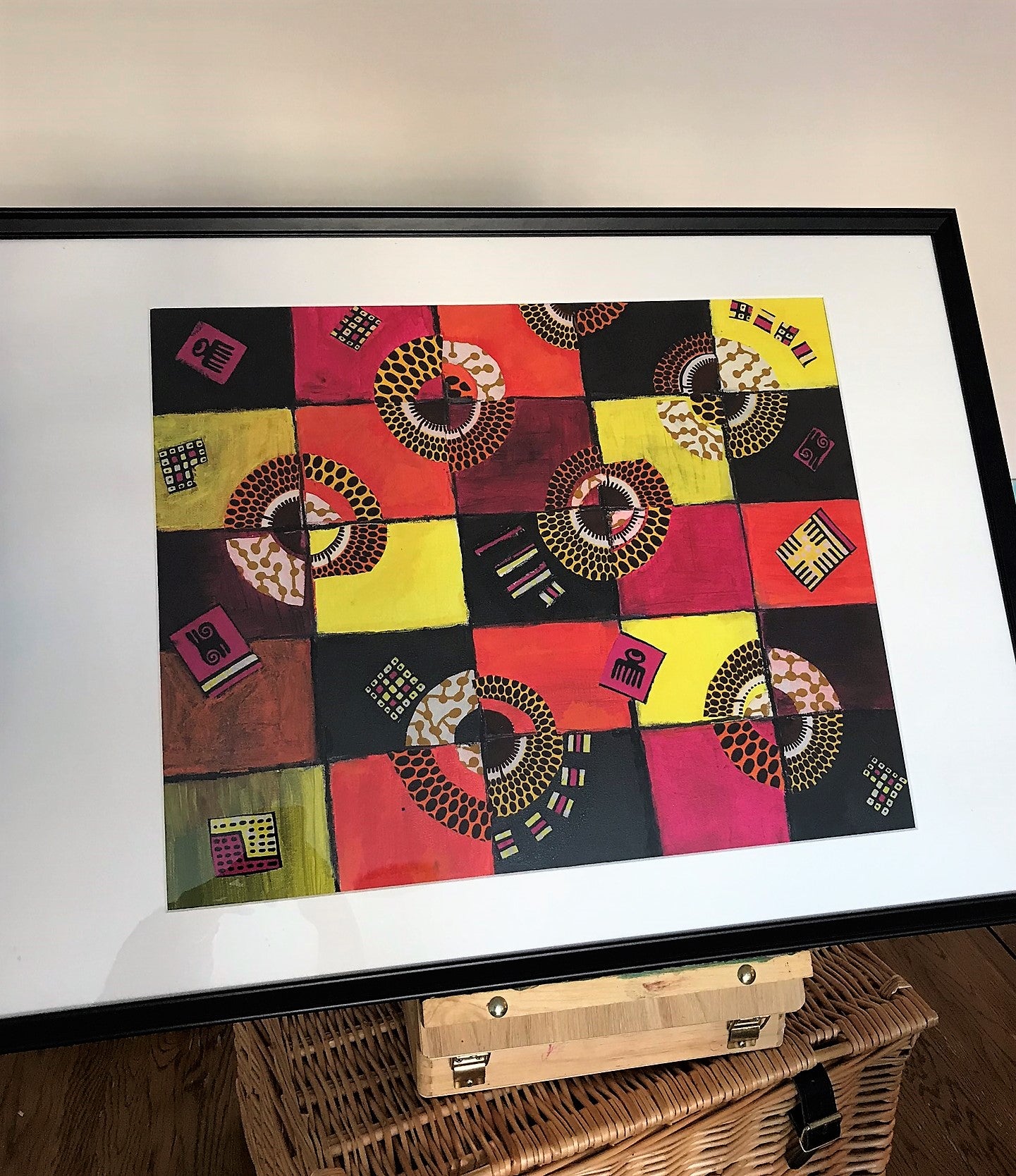 TIMELESS Recycled Ankara Fabric Art