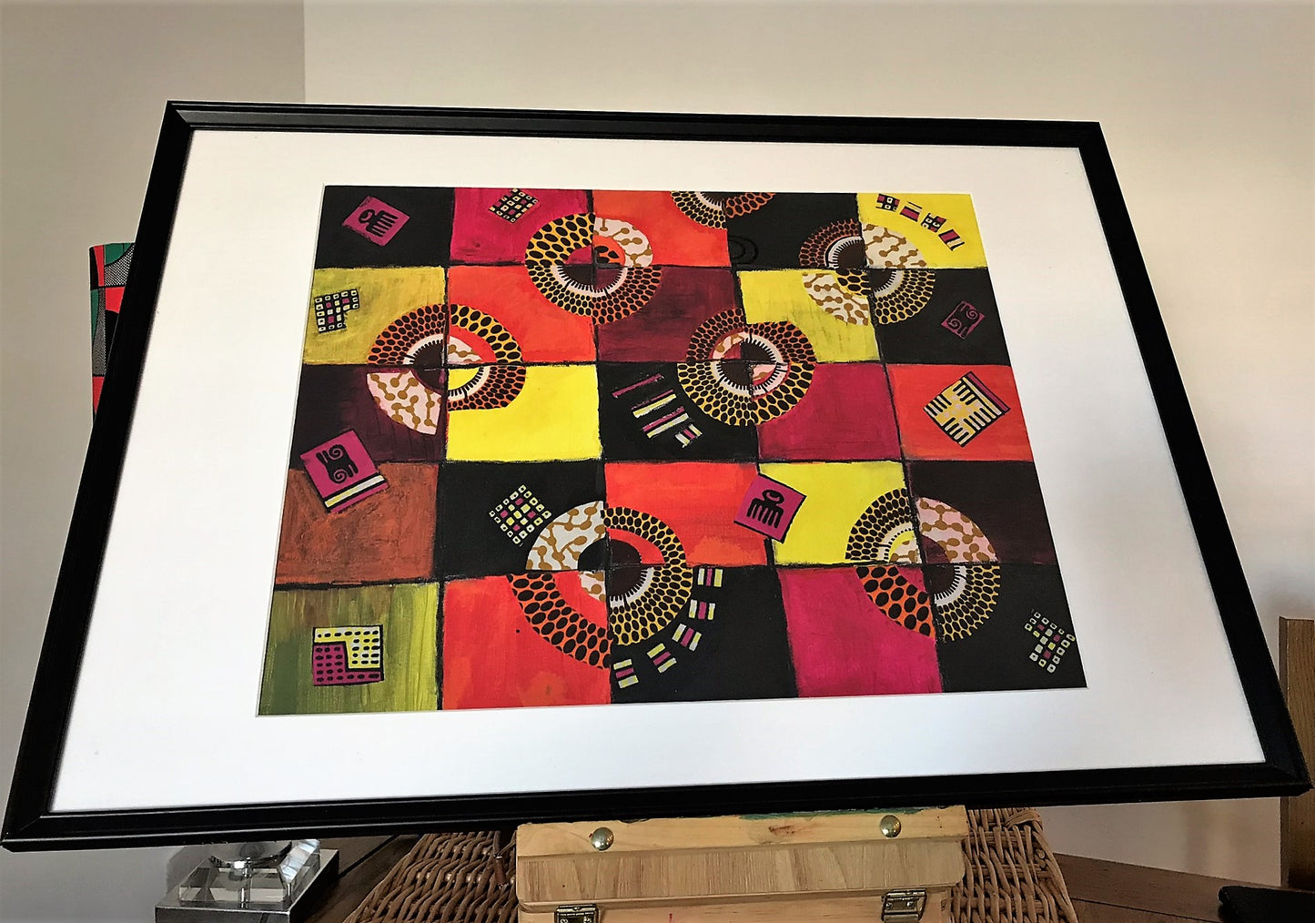 TIMELESS Recycled Ankara Fabric Art