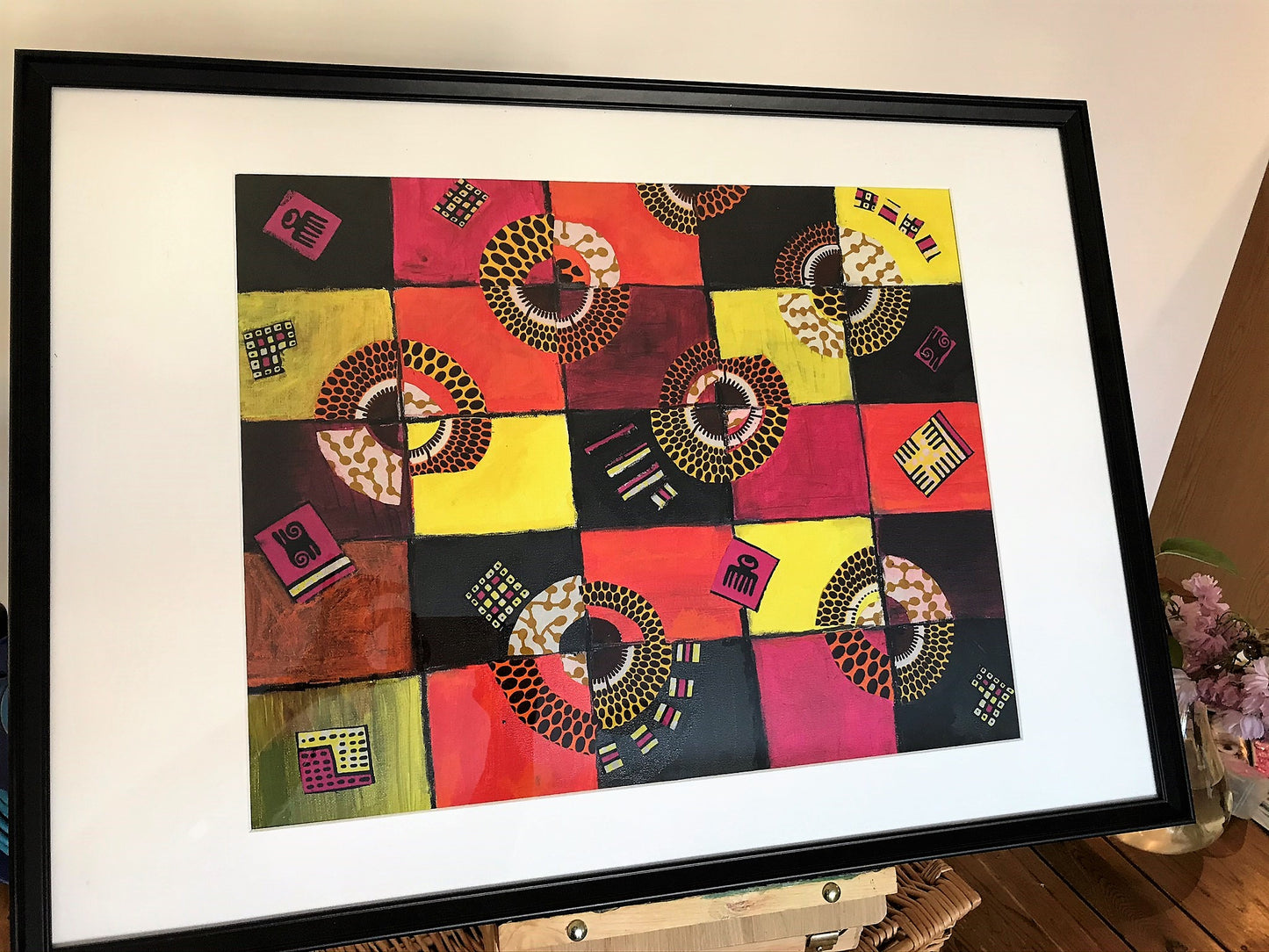 TIMELESS Recycled Ankara Fabric Art