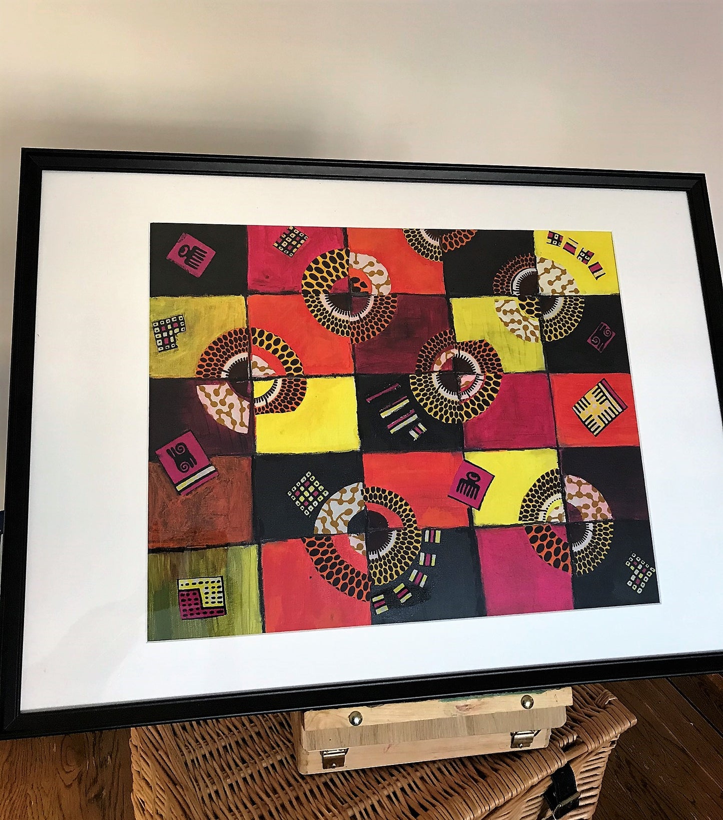 TIMELESS Recycled Ankara Fabric Art